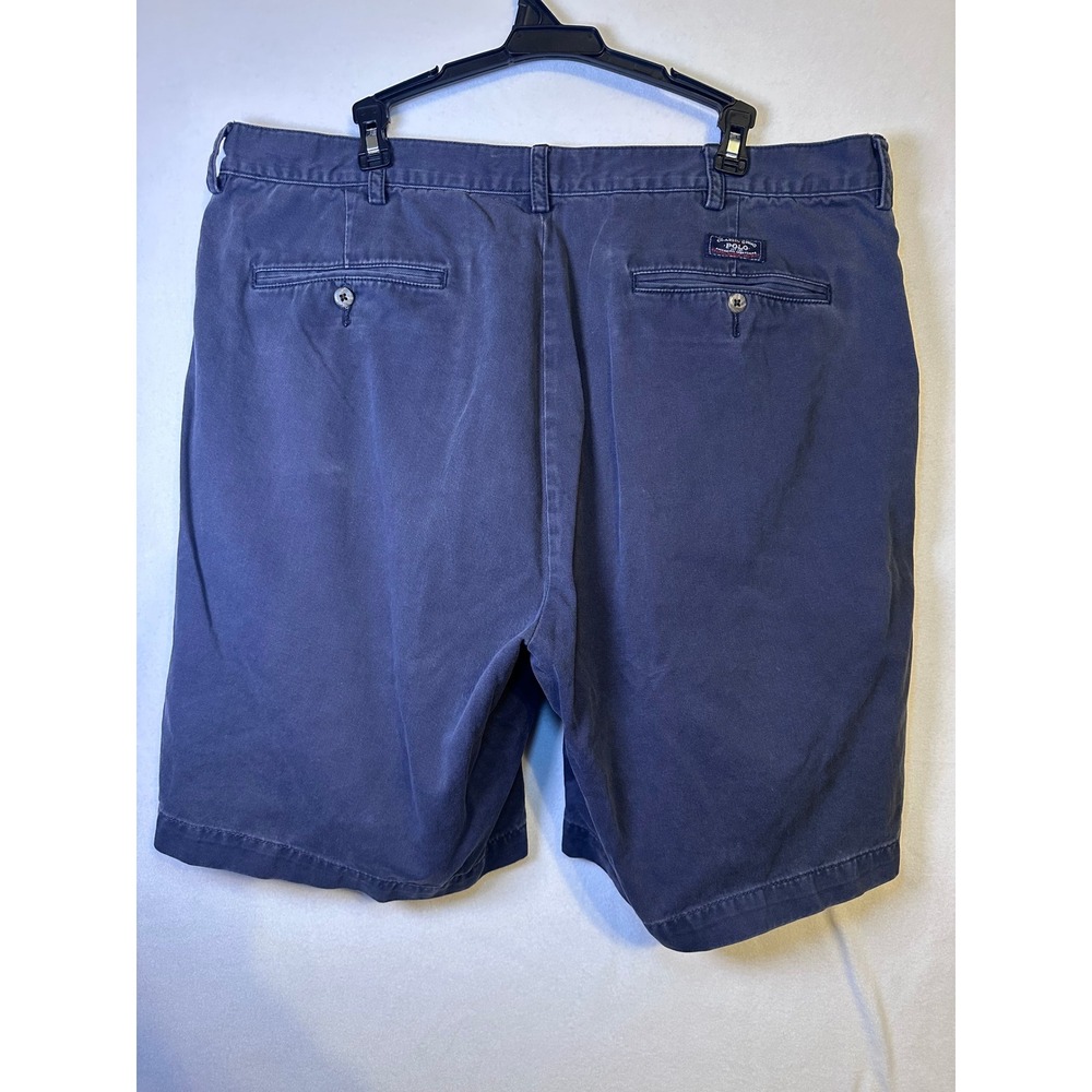 Polo Ralph Lauren Tyler‎ Short Mens Size 40 CHARCOL Pleated Cotton Casual Shorts - Picture 6 of 11